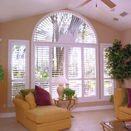 Half circle window shutter Southern California